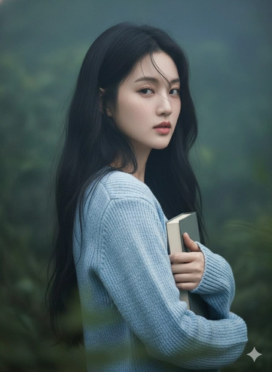 Câu lệnh Gemini tạo ảnh thiếu nữ thanh xuân trong veo