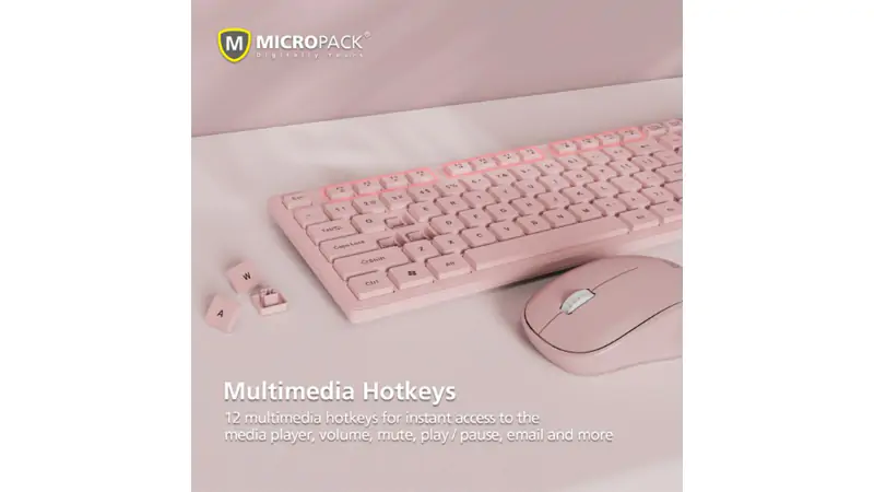 Bàn phím của bộ Micropack iFree Lite 2 KM-237W giảm tiếng ồn khi sử dụng