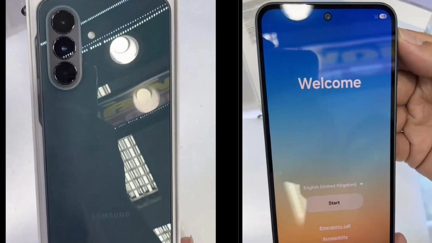 Cận cảnh Galaxy A57 vừa lộ diện: Viền mỏng, giá tăng nhẹ