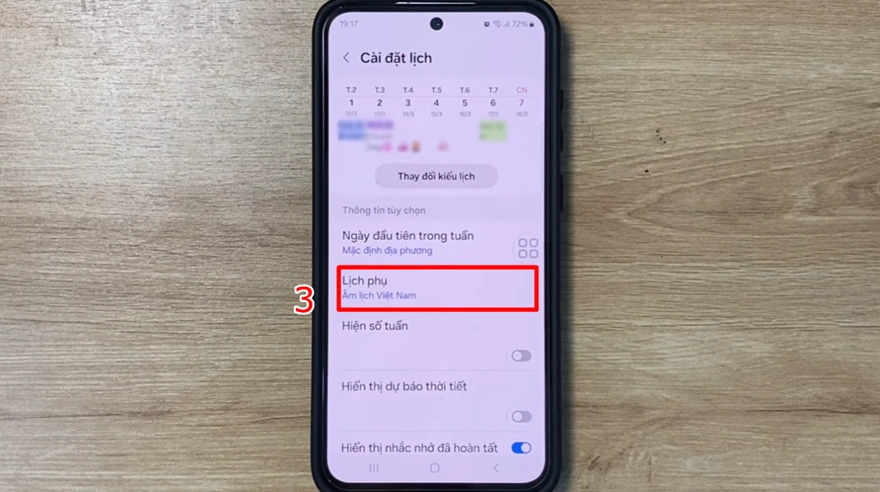 Hướng dẫn xem lịch âm hôm nay trên điện thoại Android