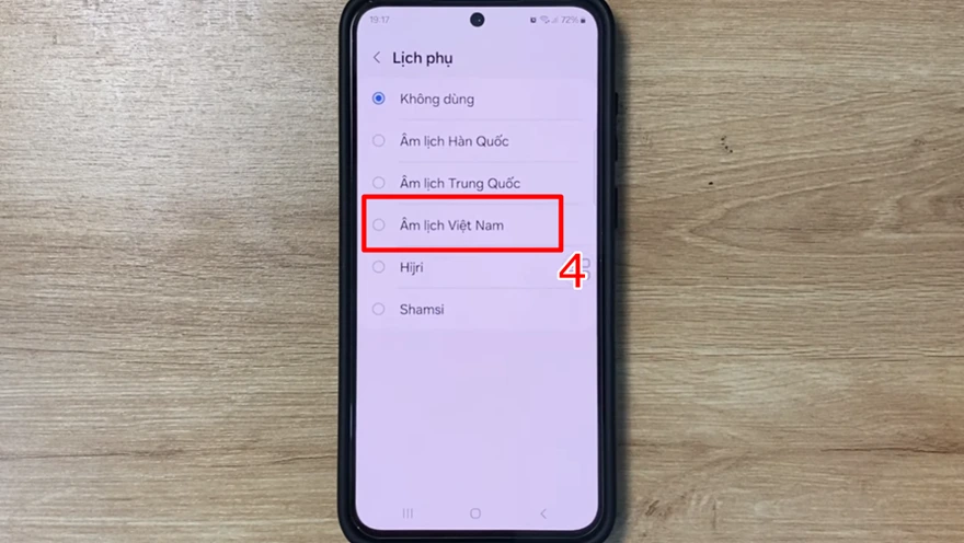 Hướng dẫn xem lịch âm hôm nay trên điện thoại Android