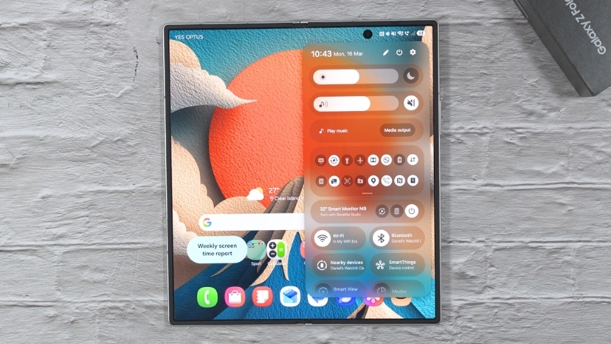 One UI 8.5 trên Galaxy Z Fold7: Đa nhiệm đỉnh, AI mới lạ