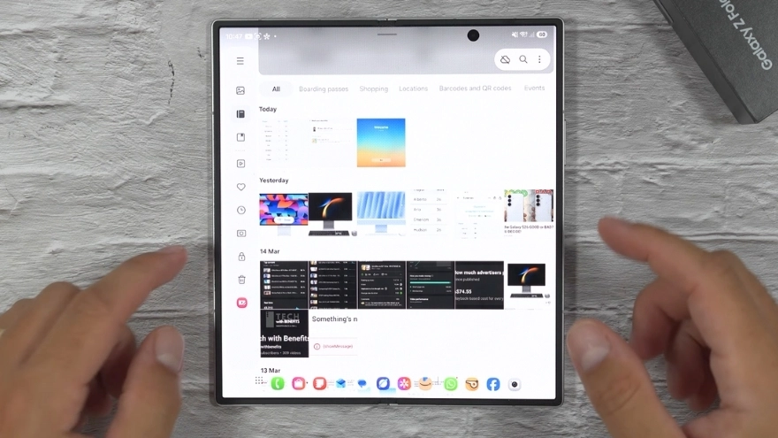 One UI 8.5 trên Galaxy Z Fold7: Đa nhiệm đỉnh, AI mới lạ