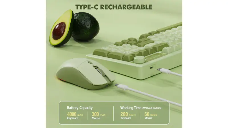 trang bị pin sạc tích hợp 