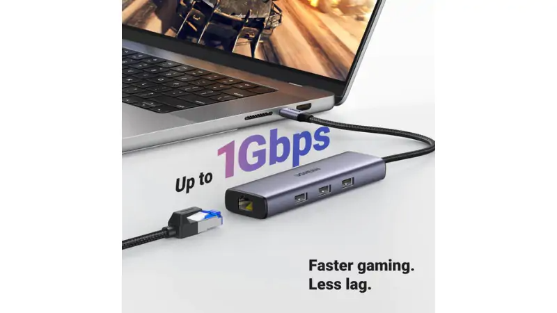 Cổng mạng LAN RJ45 Gigabit 1Gbps