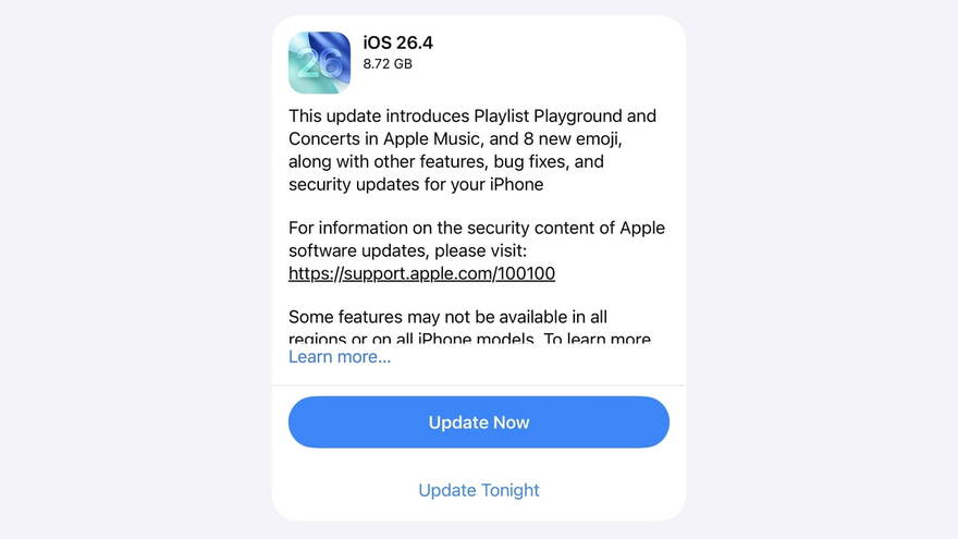 13 tính năng từ iOS 26.4 RC 