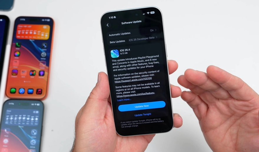 Đánh giá iOS 26.4 RC: Hiệu năng đỉnh cao, lên ngay để sửa lỗi