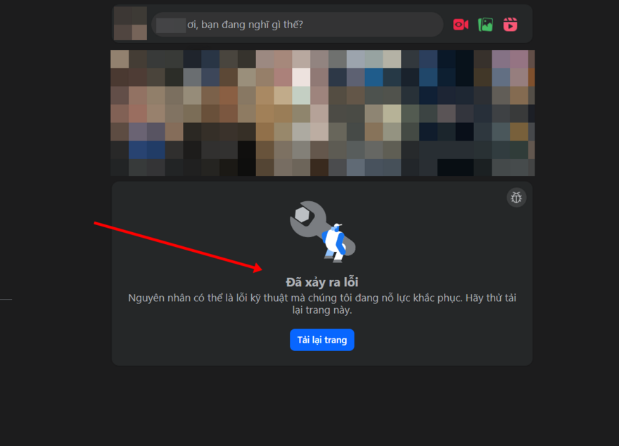 Facebook gặp lỗi hiển thị bảng tin, xử lý ra sao?