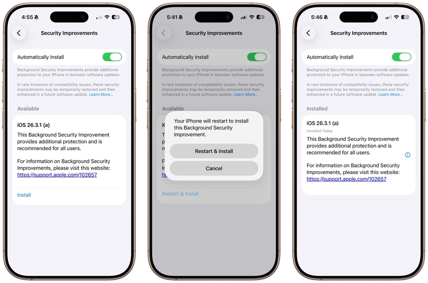 So sánh iOS 26.3.1 và 26.4 RC: Nên chọn mượt hay chọn an toàn?