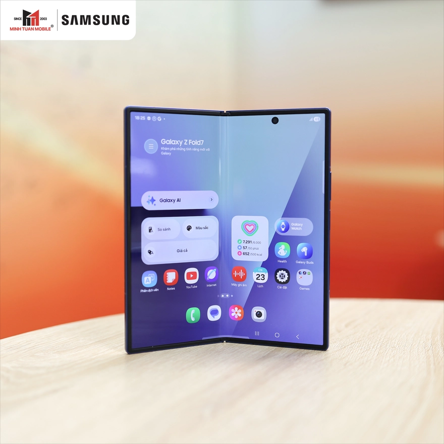 Lên đời Galaxy Z Fold7: Sở hữu công nghệ gập hoàn thiện nhất