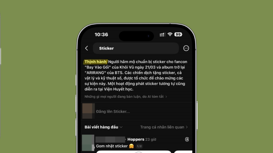Cách xem tab thịnh hành Threads trên iPhone dễ dàng