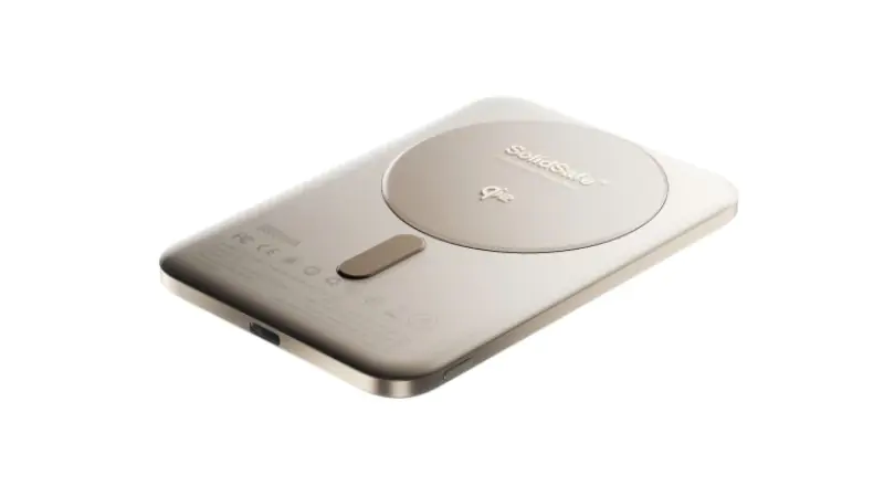 Tổng quan về pin sạc dự phòng thể rắn BMX 5.000 mAh Qi2 Magsafe SolidSafe Air Titanium