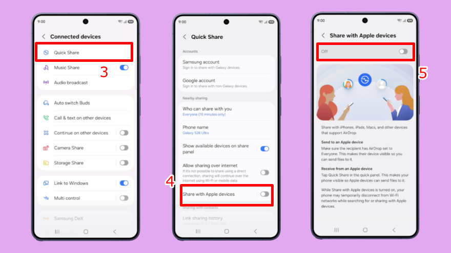 Cách sử dụng AirDrop trên điện thoại Android mới lúc này
