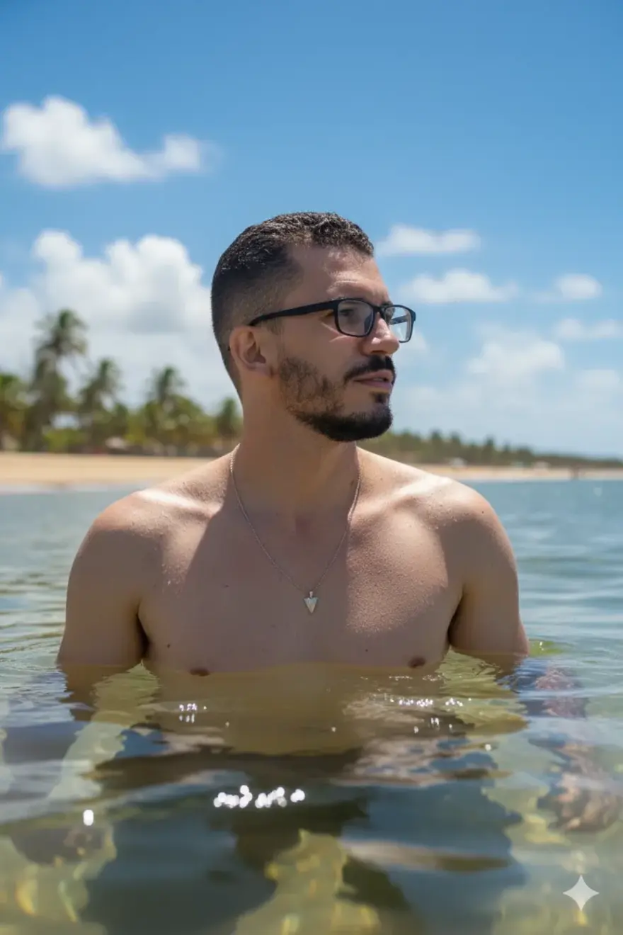 Câu lệnh tạo ảnh đi biển mùa hè bằng AI cực hút mắt