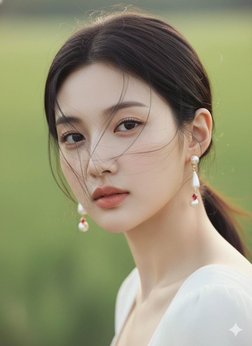 Tạo ảnh nàng thơ váy trắng tinh khôi với Gemini