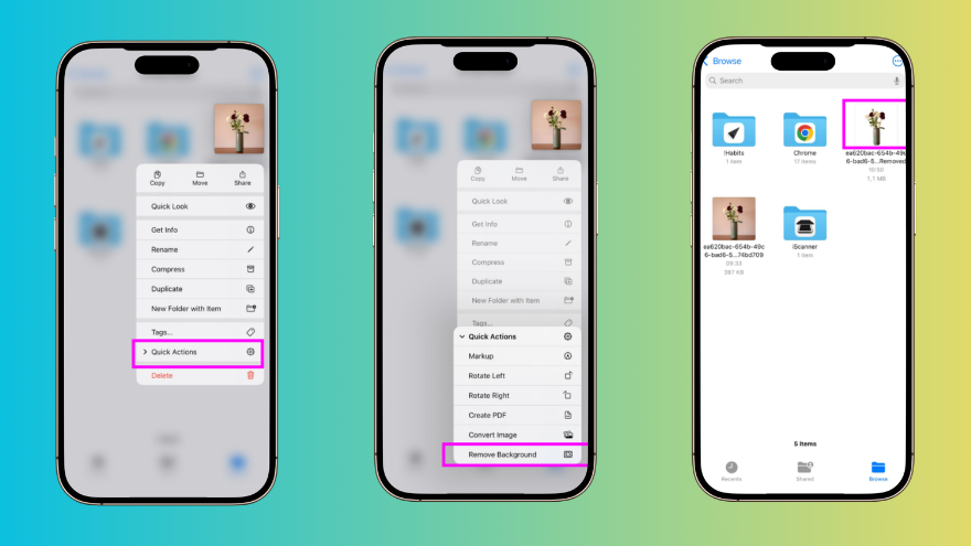 Mẹo xóa background ảnh trên iPhone không cần app thứ 3