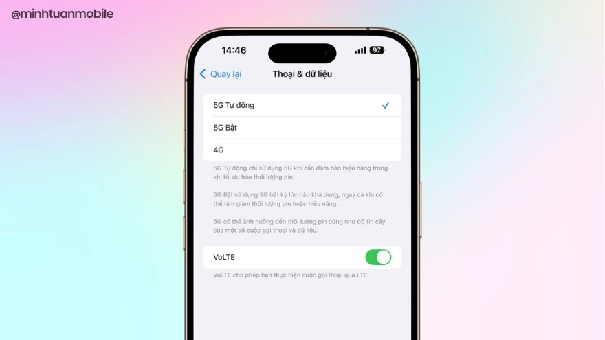 Cách bật 5G mặc định trên iPhone ít người biết