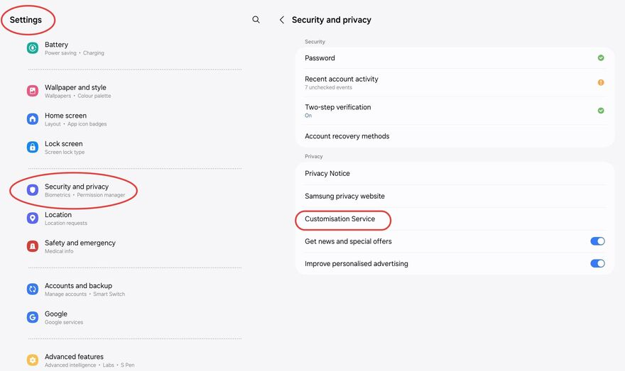 6 tính năng nên tắt trên Samsung để 