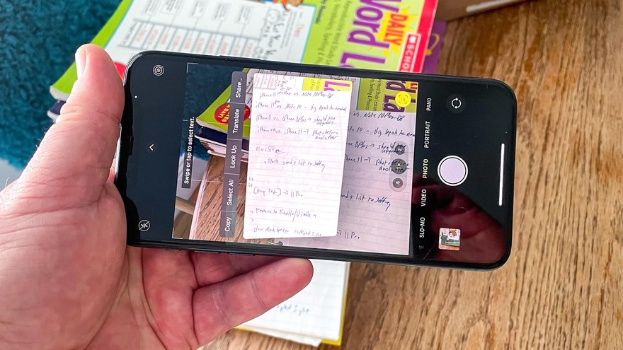 Mẹo dịch văn bản bằng Camera iPhone ai cũng nên biết