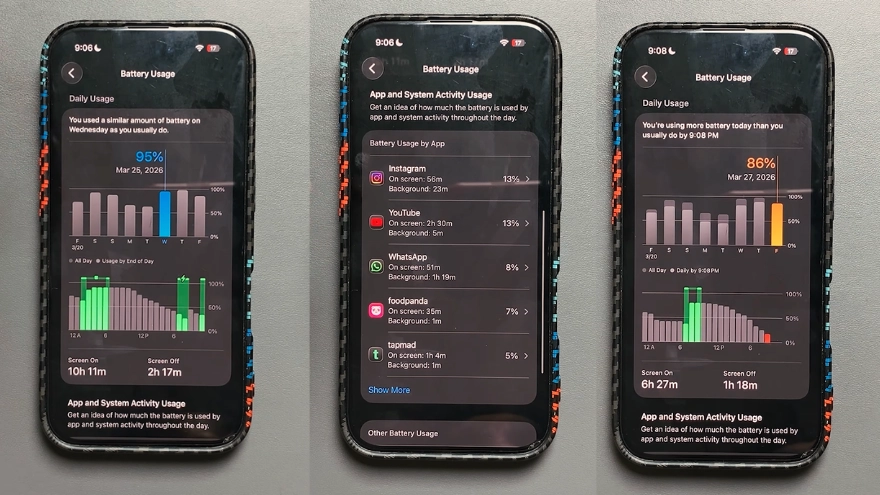 Đánh giá iOS 26.4 sau 3 ngày sử dụng: Pin đã đến luc ổn định
