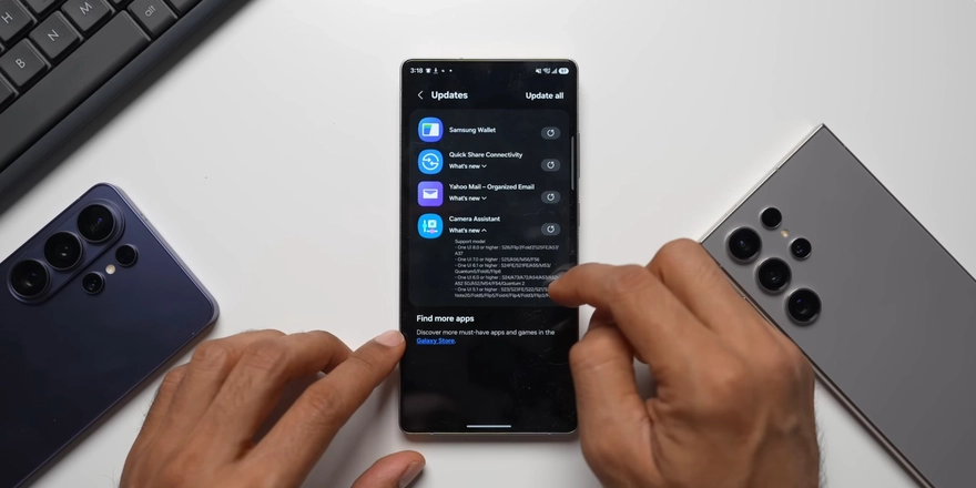 One UI 8.5 Beta 8 trên Galaxy S25: Quick Share dễ dàng!