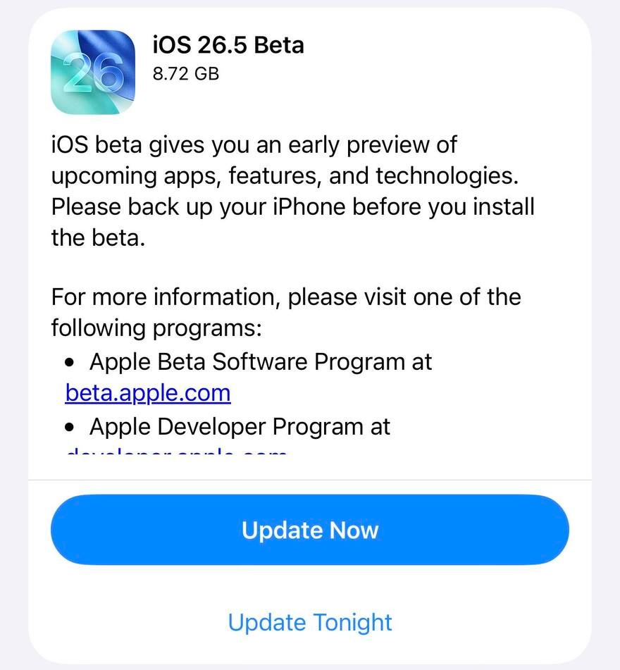 Cách cài đặt iOS 26.5 Beta 1 nhanh nhất cho iPhone