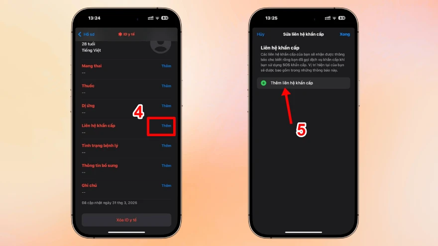 Mẹo tạo danh sách SOS khẩn cấp cho iPhone