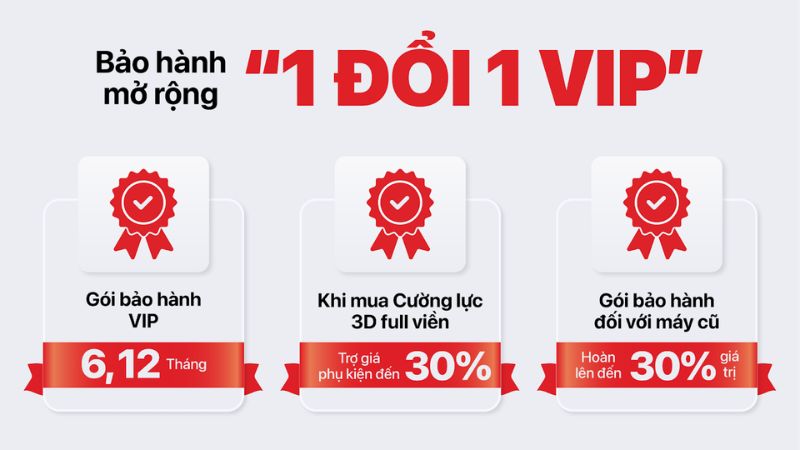 Chính sách bảo hành iPhone X series cũ 