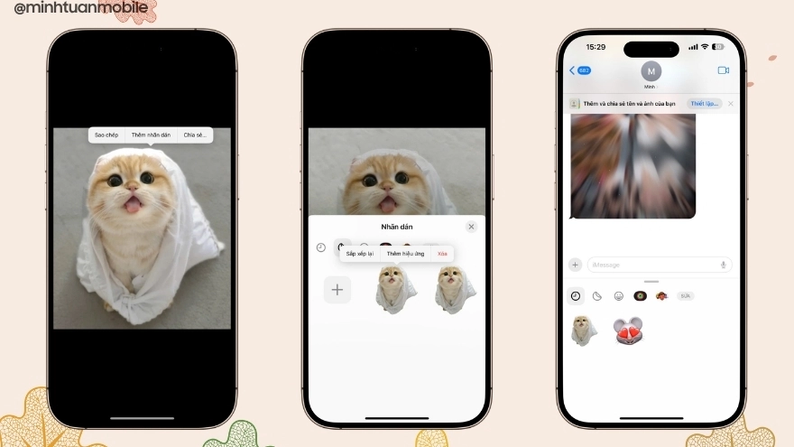 Mẹo hay iPhone: Biến ảnh thú cưng thành sticker siêu dễ