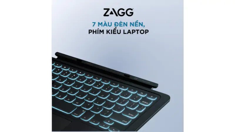 gõ phím chuyên nghiệp với đèn nền 7 màu