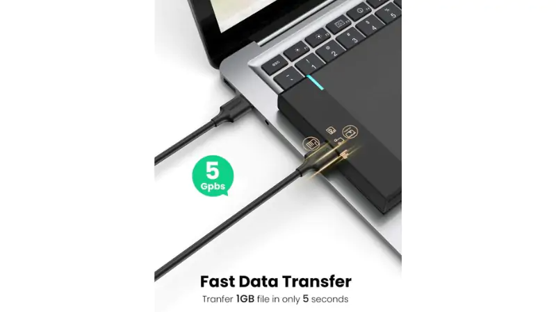 Ứng dụng thực tế của cáp truyền dữ liệu 2 đầu USB 3.0 Ugreen US128