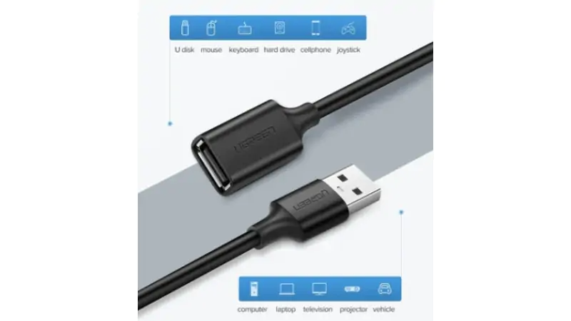 Cáp truyền dữ liệu USB 2.0 Ugreen US103