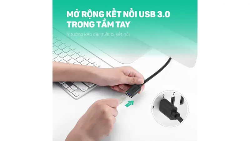 Cáp truyền dữ liệu USB 3.0 Ugreen US129