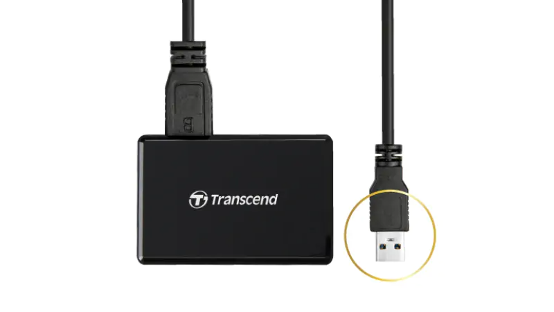 Đầu đọc thẻ nhớ All-in-1 USB 3.1 Transcend TS-RDF9K2
