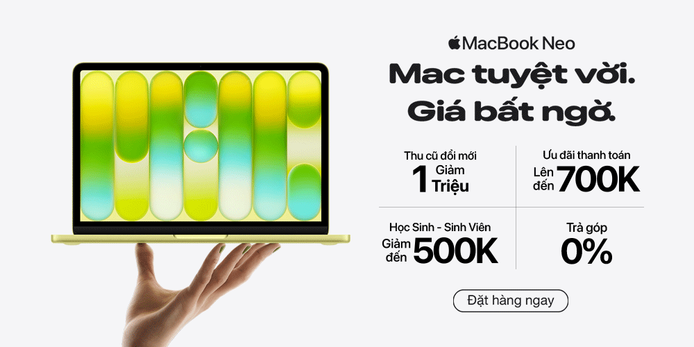 Đặt hàng MacBook Neo tại Minh Tuấn Mobile