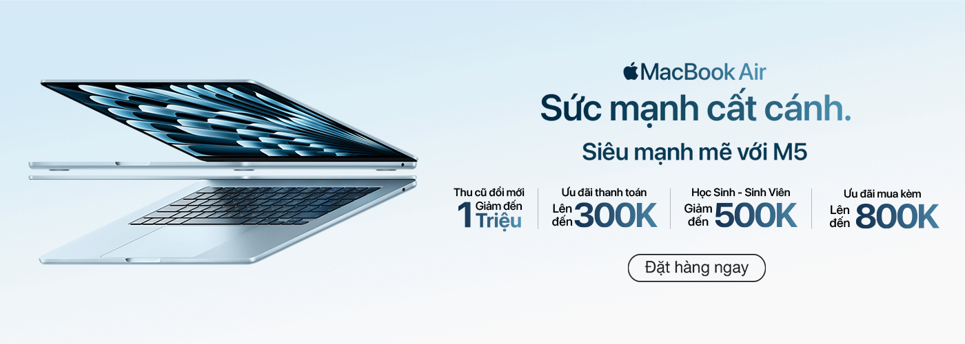 Đặt hàng MacBook Pro M5/M5 Max tại Minh Tuấn Mobile