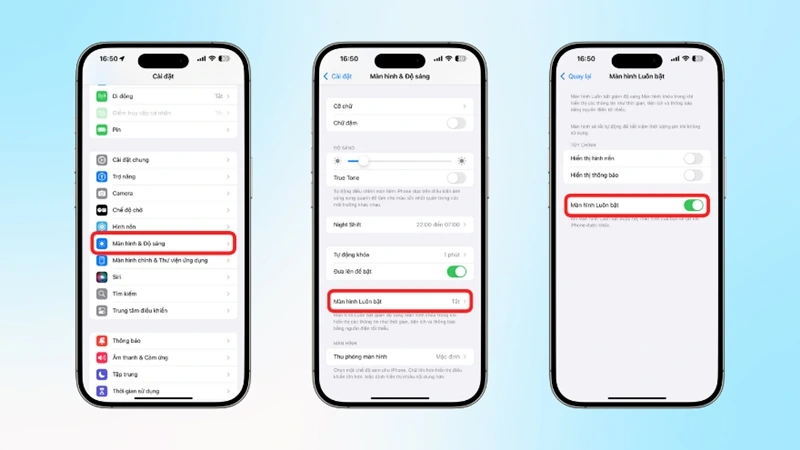 Quy trình kích hoạt tính năng trên thiết bị iPhone