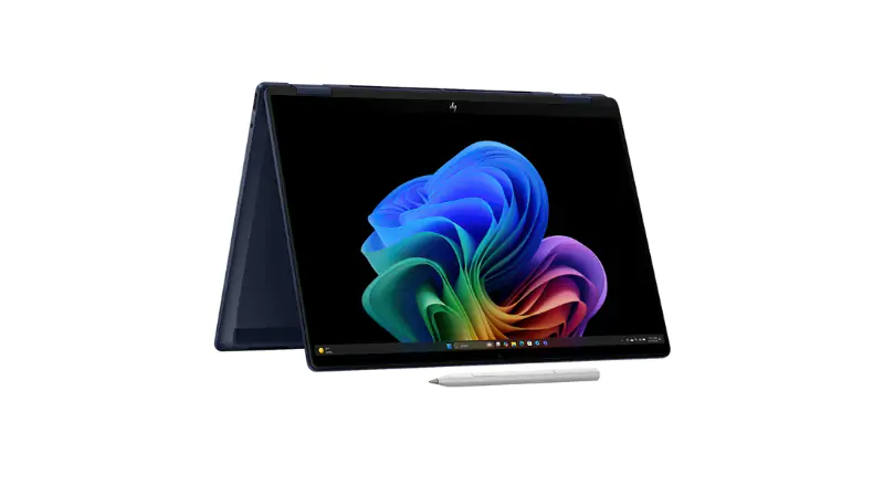 Thiết kế 360 độ của laptop HP OmniBook X Flip 14-fm0088TU BZ7Q2PA 