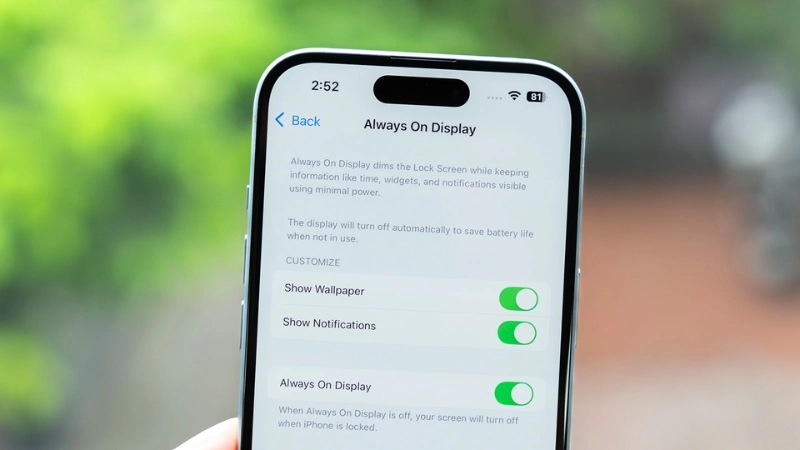 Khả năng tiết kiệm năng lượng tối ưu trên các thiết bị di động