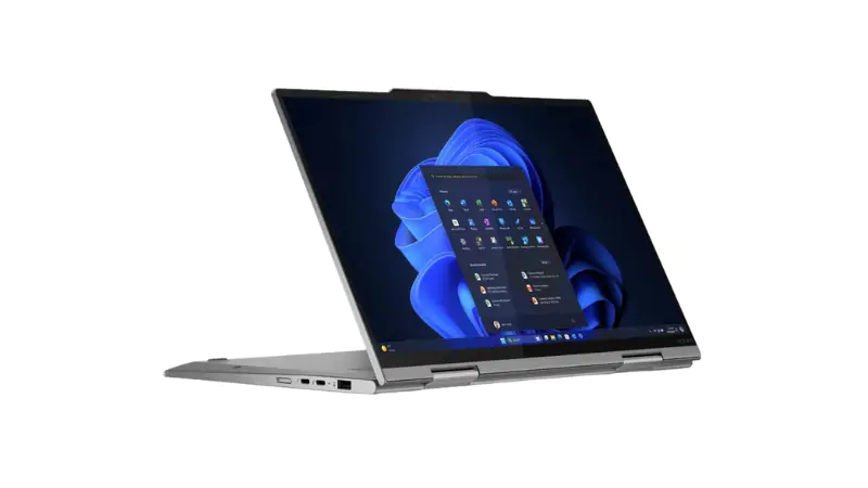 Khả năng xoay gập 360 độ trên laptop Lenovo ThinkPad X1 2 in 1 Gen 10 Aura Edition 21NU004TVN