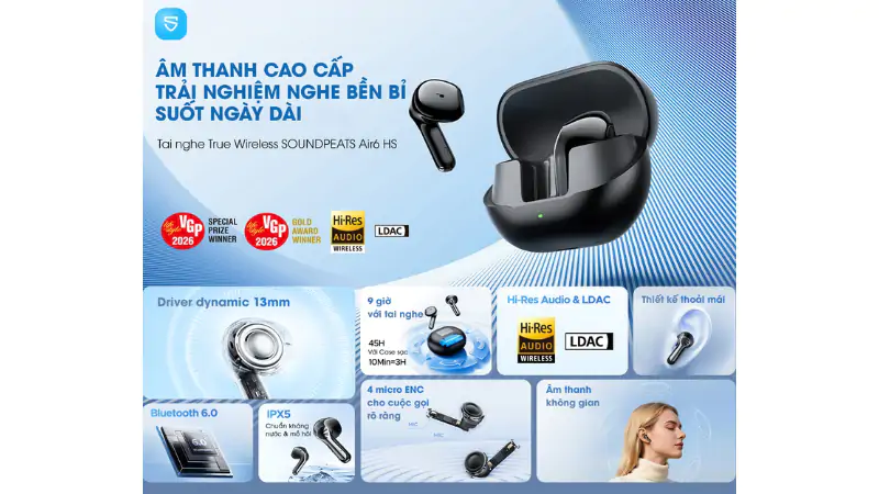 thời lượng pin 45 giờ