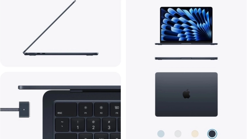 SSD 512GB mặc định và tốc độ đọc ghi gấp đôi