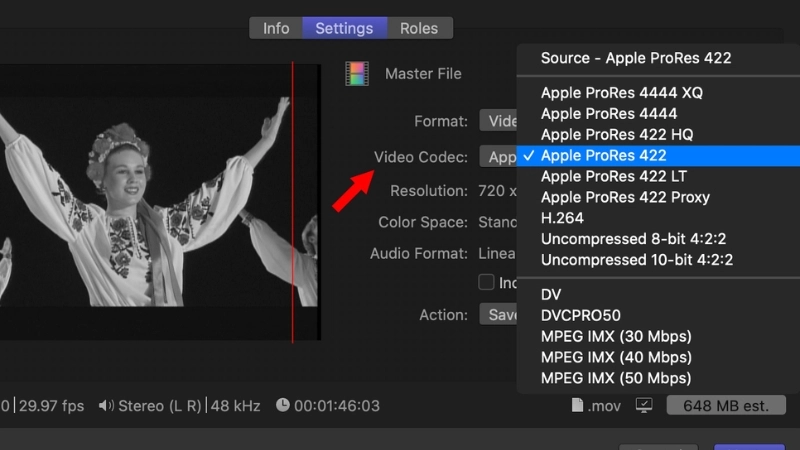 Sự tương đồng trong khả năng xử lý định dạng ProRes và AV1