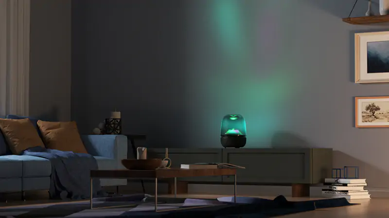 Các không gian nội thất phù hợp với loa Bluetooth Harman Kardon Aura Studio 5