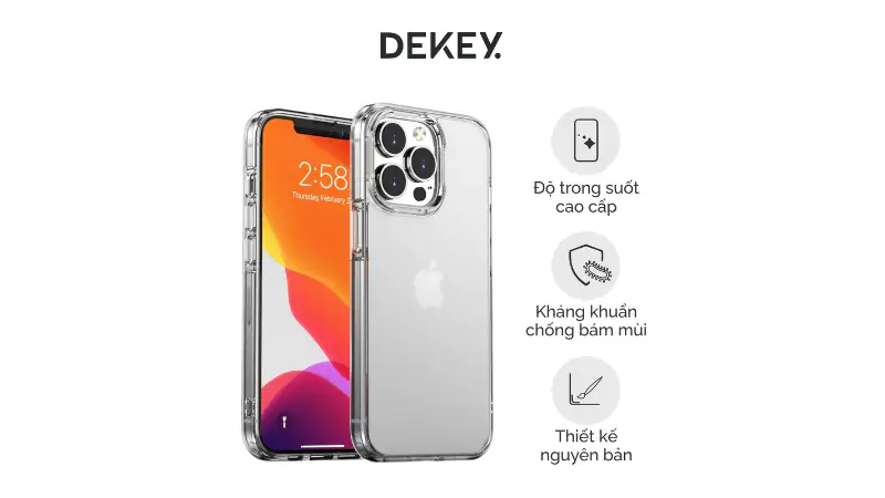 Ốp lưng iPhone 11 Pro Max Dekey Magic Cover Ultral Crystal