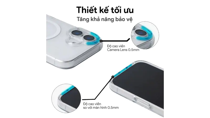 Độ trong suốt duy trì vẻ đẹp nguyên bản