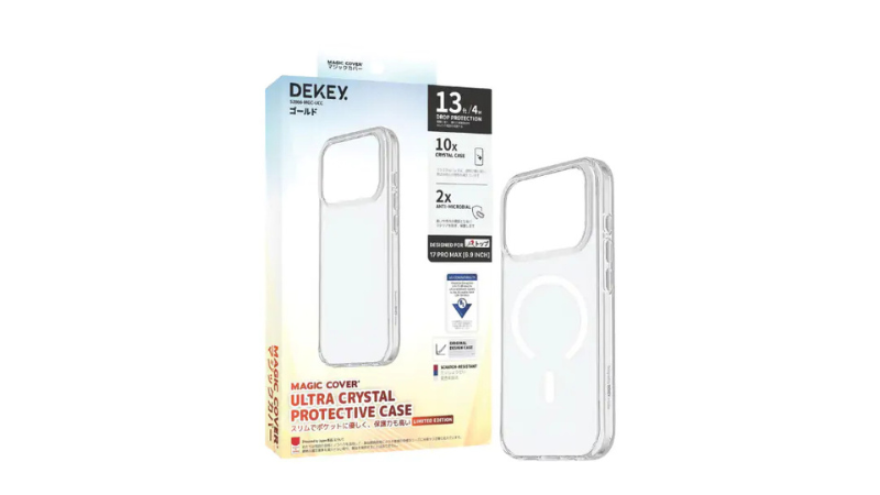 Tổng quan về ốp lưng Magsafe iPhone 17 Pro Max Dekey Magic Cover Ultral Crystal