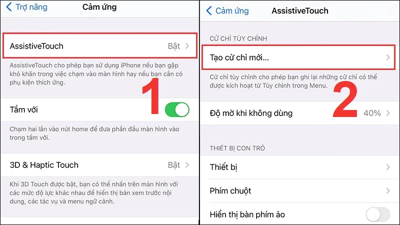 Tạo cử chỉ tùy chỉnh tự động hóa thao tác phức tạp