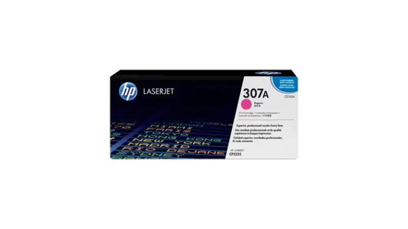 Phân loại mã màu trên hộp mực máy in HP 307A LaserJet Toner Cartridge