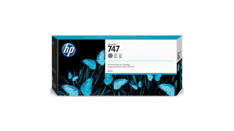 Dải màu của hộp mực máy in HP 747 300ml DesignJet Ink Cartridge